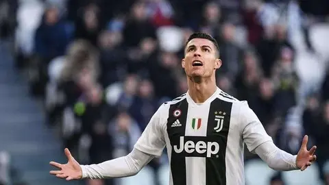 Cristiano Ronaldo, durante un partido con la Juventus. (Internet)