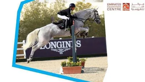 Campeonato ecuestre de Abu Dhabi.