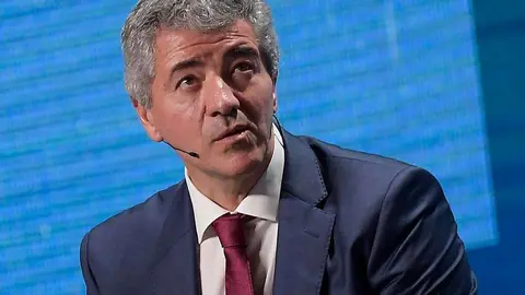 El consejero delegado del Atlético de Madrid Miguel Ángel Gil en Dubai.
