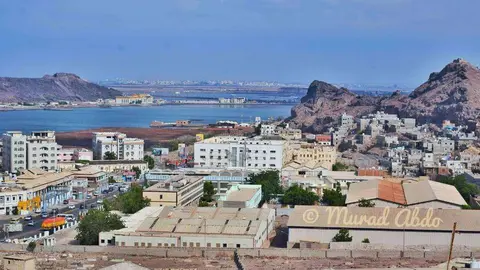 Una imagen de la ciudad del sur de Yemen, Adén.