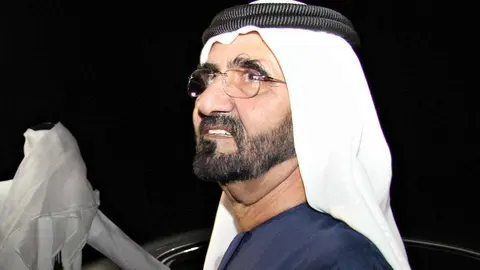 El gobernante de Dubai, el jeque Mohammed bin Rashid Al Maktoum. (R. Pérez / EL CORREO)