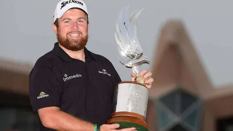 Shane Lowry fue el campeón en el torneo de golf Abu Dhabi 2019.
