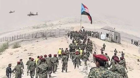 Soldados en el sur de Yemen. (Twitter)