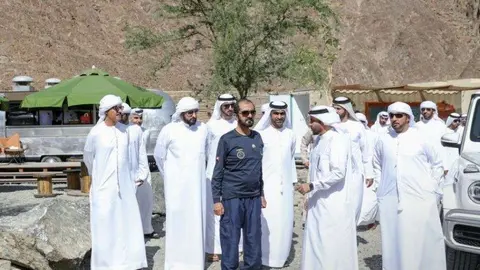 El gobernante de Dubai en Hatta.