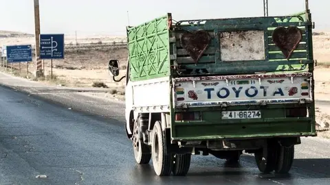 Medios internacionales difundieron una imagen del vehículo con el contrabando.
