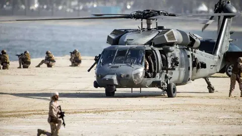 Miembros del ejército emiratí durante una pasada edición de Union Fortress. (WAM)