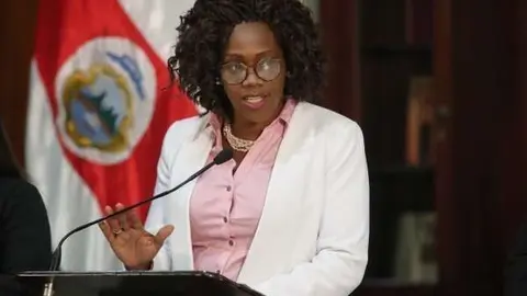 Epsy Campbell, vicepresidenta de Costa Rica. 