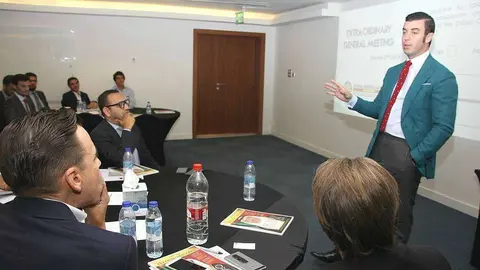 Guillemo Cobelo, director de Técnicas Reunidas en EAU y Omán y presidente del SBC. / Guillermo Cobelo, Regional Manager of the Spanish company Técnicas Reunidas in the United Arab Emirates & Oman and President of the Spanish Business Council. (EL CORREO)