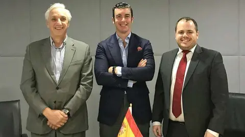 De izquierda a derecha, Ramón Areitio, Guillermo Cobelo y Albert Jové. (Cedida)