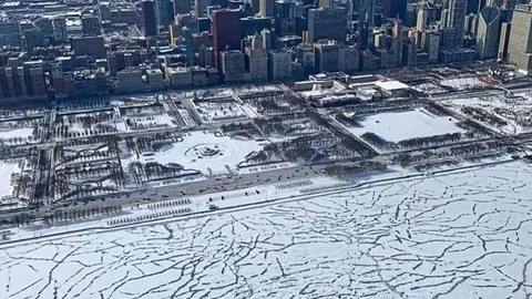 Una imagen de Chicago congelado. (Cedida)