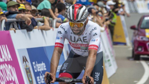 Fernando Gaviria durante el Tour de Colombia.