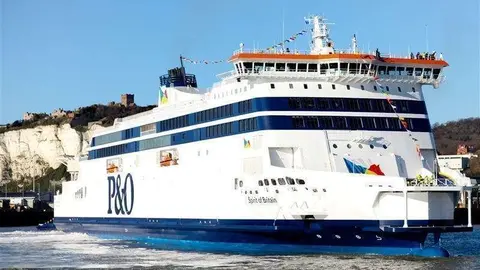 Una embarcación de P&O Ferries. (Dubai Media Office)