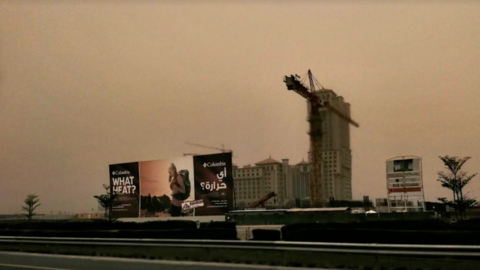 Tormenta de arena en Dubai. (EL CORREO)