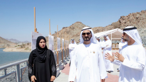 El gobernante de Dubai en el emirato de Umm al Quwain.