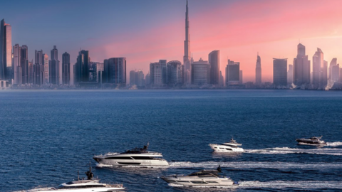 Una imagen del centro de Dubai.