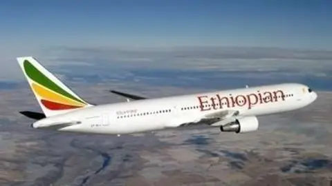 Un avión de Ethiopian Airlines. (Fuente externa)