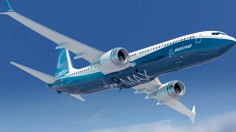 Modelo de Boeing 737 MAX.