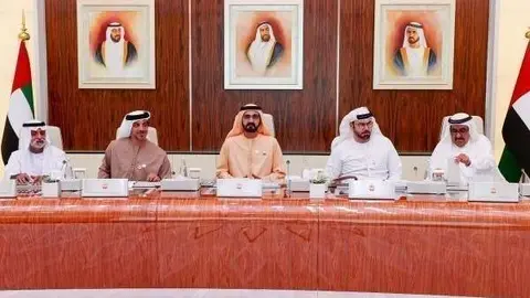 Un momento de la reunión del Gabinete de EAU.