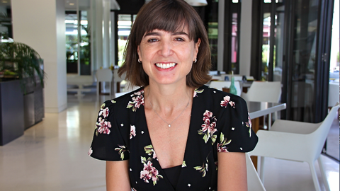 Cristina Mitre en el City Walk de Dubai. (ELCORREO)