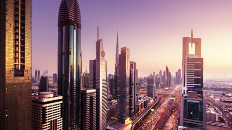 Una imagen del centro de Dubai.