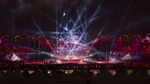 Ceremonia clausura de las Olimpiadas Especiales de Abu Dhabi. (WAM)