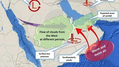 Previsión del tiempo hasta el 27 de marzo. (NCM)