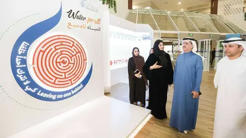 Actividades organizadas por DEWA con motivo del Día Mundial del Agua. (WAM)