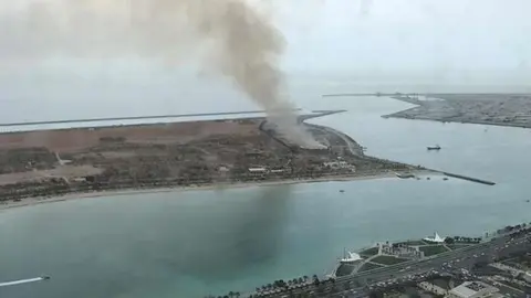 Incendio en Isla Lulu. (Rachel Link)