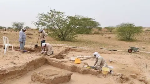 Excavación en Umm Al Quwain. (WAM)