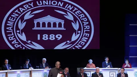 Una asamblea de la Unión Interparlamentaria.