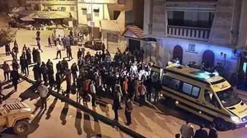 En la imagen de EFE, el lugar donde tuvo lugar el atentado.