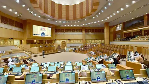 El Consejo Nacional Federal, durante una sesión. (WAM)