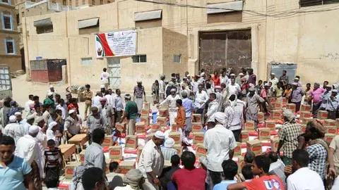 Convoy de ERC en Daw'an. (WAM)