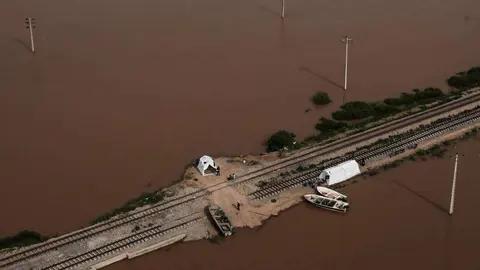 Inundaciones en Irán.