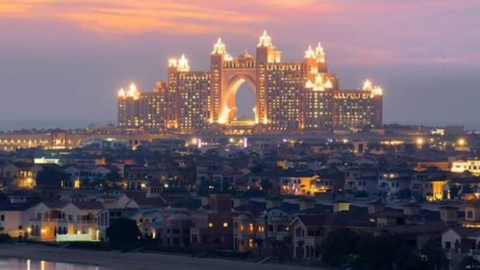 Una imagen de La Palmera de Dubai.