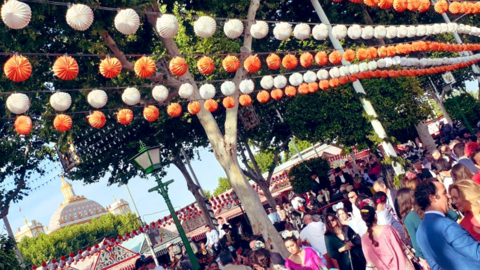 Una imagen de la Feria de Sevilla 2019.