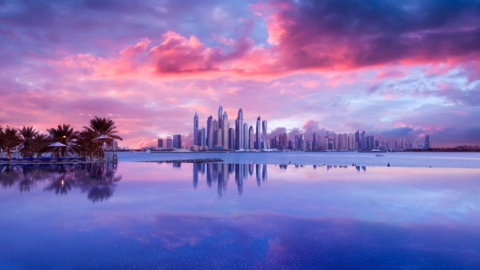 Una imagen del centro de Dubai.