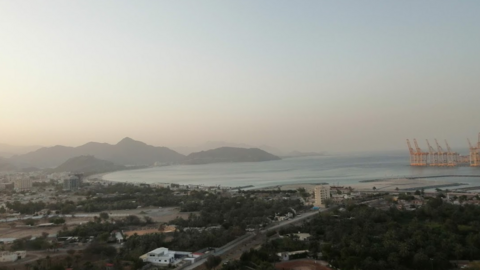 Agua de EAU en el Golfo de Omán. (EL CORREO)