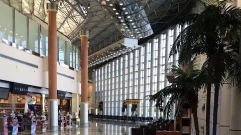 El aeropuerto de Najran en el sur de Arabia Saudita.