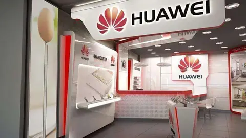 Una imagen de un establecimiento de Huawei.