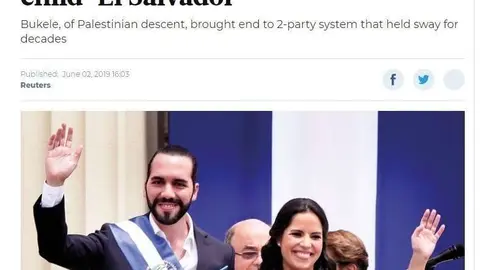 Una captura de pantalla del diario Gulf News de Dubai.