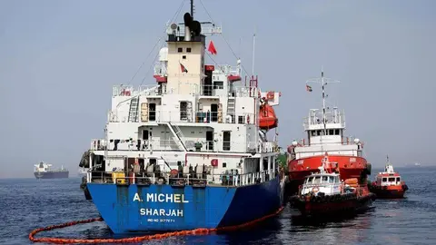 Petrolero de Sharjah fue uno de los afectados por el sabotaje en Fujairah.