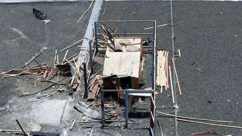 El daño en el aeropuerto de Abha de Arabia Saudita, tras el ataque de los hutíes el 13 de junio de 2019. (REUTERS )