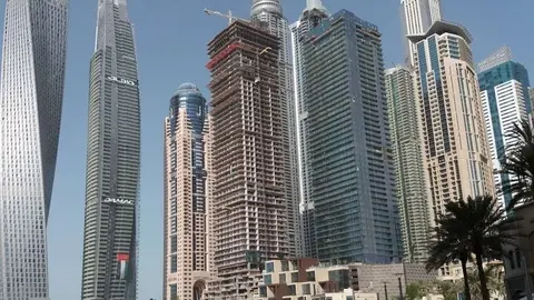 una perspectiva de Dubai Marina.( ELCORREO)