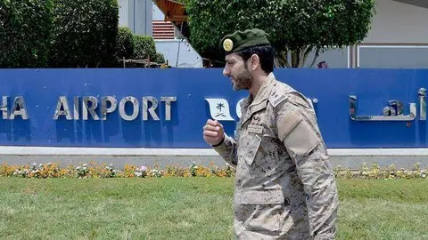 Una imagen del aeropuerto de Abha en Arabia Saudita. (SPA)