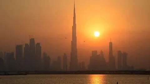 Atardecer en Dubai.