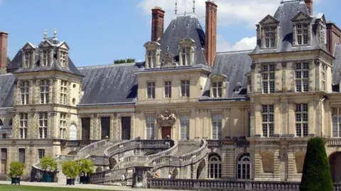 El castillo Fontainebleau se construyó en el siglo XVI.