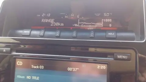 Temperatura de 50ºC en Dubai tomada el 11 de junio de 2019. (EL CORREO)