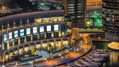 Una imagen de Dubai Marina Mall.