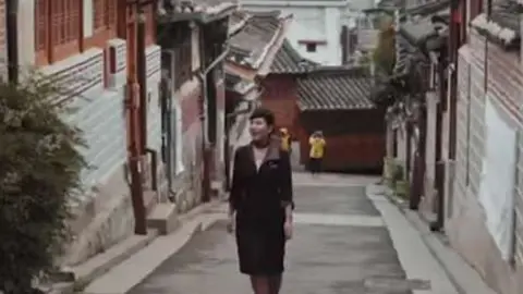 Fotograma del vídeo de presentación de la llegada del A380 de Etihad a Seúl.